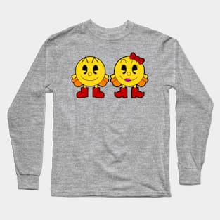 Pacman Couple Long Sleeve T-Shirt